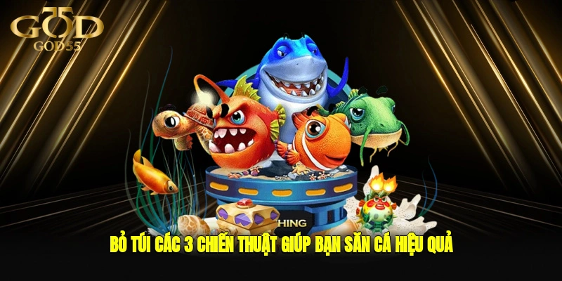 Bỏ túi các 3 chiến thuật giúp bạn săn cá hiệu quả